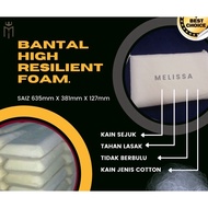 READY STOCK-BANTAL HIGH RESILIENT FOAM UNTUK ASRAMA HOSPITAL PUSAT LATIHAN KERAJAAN.