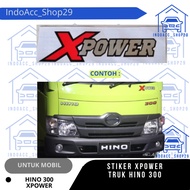 Sticker x power hino 300 dutro sticker sticker xpower hino 300