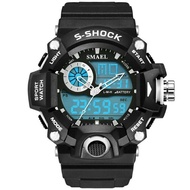 SMAEL sports LED stopwatch dual time/ jam tangan