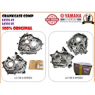 CRANKCASE SET CASING ENGINE KULIT ENJIN CRANK CASE 1S8 50C-E5150-00 100% ORIGINAL YAMAHA LC135 4S 5S