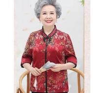 0108 CNY Wealthy Cheongsam Baju Imlek Baju Mama Baju Nenek Baju lansia