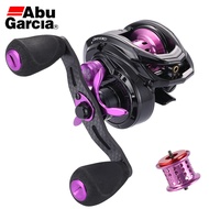 ABU GARCIA REVO4 EXD SHS ที่รอกเบ็ดตกปลารายละเอียดต่ำ8.0:1 C6เกียร์ด้านข้างคาร์บอนที่มีอะไหล่สำรองอุ