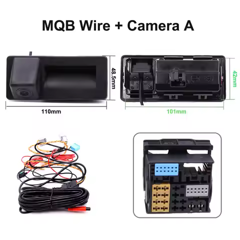 Dynamic Guidance Line Parking Camera FOR MQB MIB MIB2 Octavia Seat Tiguan Audi A1 A3 A5 Q5 Q2 Q3 Q7 