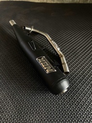 ท่อNBK ผ่าเปิดผ่าดัง เวฟ125iวาฬ 2023-2026 คอสเตนเลสแท้ ปลายดำ