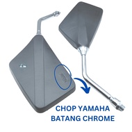 SIDE MIRROR SQUARE BATANG CHROME SIDE MIRROR PETAK BATANG CHROME YAMAHA RXS 115 RXS115 YAMAHA Y100 SPORT RXZ 5 SPEED