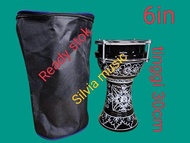 Dumbuk   murah atau Darbuka kayu 8 inch motif batik