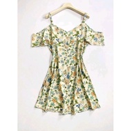 shein plus Dress Floral Pattern Off-Shoulder size 0xl Details Below