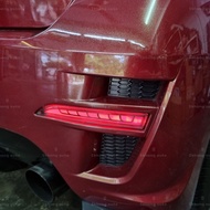 Perodua Myvi SE2 2008 - 2010 Dynamic Rear Bumper Reflector With Signal Running / albino reflector le