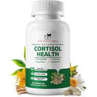Cortisol Supplements for Women/Men - 10 in 1 Cortisol Manager Reducer Lower Detox Balance with Magne