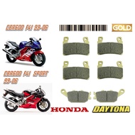HONDA DISC BRAKE PADS CBR600 F4I CBR600 F4 SPORT GOLD QUALITY MOTORSPORT