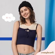 Young Hearts Everywear Dream Squad Fake 2-piece Sleeveless Top V03-V00001