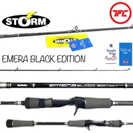 STORM Gomoku Emera Black Edition Baitcast & Spinning Light Jigging Special Fishing Rod