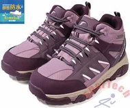 GOODYEAR 高筒防水戶外郊山鞋 舒適鞋墊 夜間安全反光 探險旅行家W2 藕紫GAWO22517