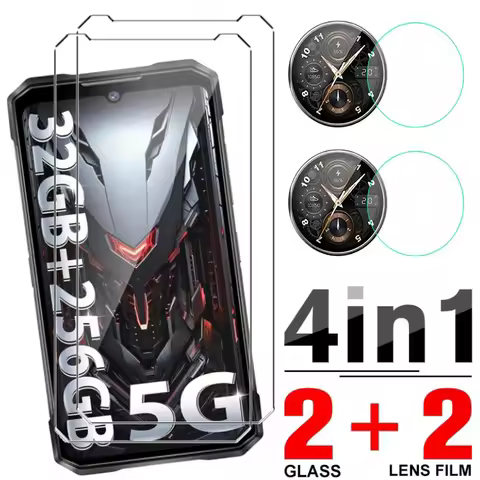 Full Cover Tempered Glass For Doogee S200 X Screen Protector Camera Lens Glass For DOOGEE S200