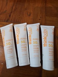 美國Thinkbaby Zinc Oxide Sunscreen SPF 50 物理性防曬珊瑚友善兒童bb可用