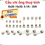 [Cheap Combo] (50C) Glass tube fuse 5x20mm, 6x30mm
