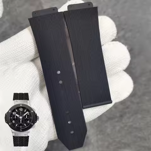 For HUBLOT BIG BANG Silicone 26*19mm Waterproof Men's Watch Strap Chain Watch Accessories Band Rubbe