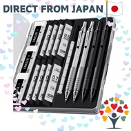 Four Candies Metal Mechanical Pencil 4-Piece Set 0.5 & 0.7 mm with 480 HB Replacement Leads, Erasers