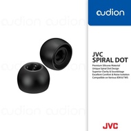 Original JVC Spiral Dot EP-FX9 | Premium Silicone Eartips for IEM & TWS