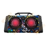 ลำโพงไร้สาย Bluetooth ยกถือสไตล์เด็กแนว มาพร้อมลวดลายเหมาะกับสายเขียว หวีดๆ จาก Music D.J. รุ่น M-M9