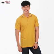 เสื้อโปโล KanekoTK สีสด ยับยาก สีเหลืองมัสตาร์ด PK105 (ชาย) - PMKPOLOMAKER