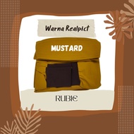 Mels Hijab - Rubie ( Jilbab Lengan Saku Jumbo Pad Anter Jersey Super) Kerudung Tangan Syari Simple K