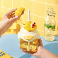 P POPMART Pucky Pucky Pucky Egg Egg Bean Series Straw Cup Figure Merchandise