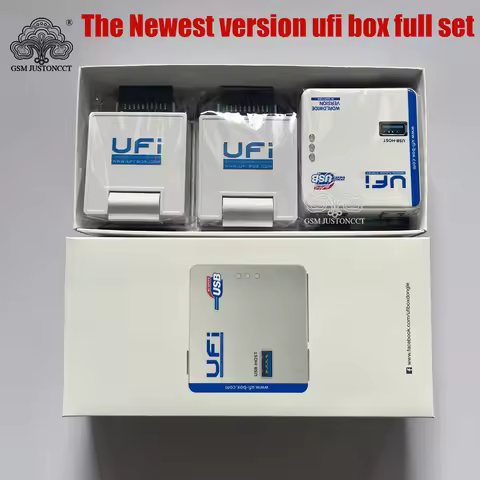 2026 New UFI Box set /Ufi tool Box+ EMMC SOCKET Support FBGA 153/169/162/186/221/254 ful EMMC Servic