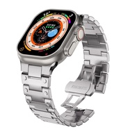 สายสแตนเลส สําหรับ Apple Watch Ultra 1 2 49 มม. สาย 46 มม. 45 มม. 44 มม. 42 มม. สายนาฬิกา สําหรับ iW