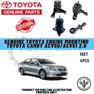 TOYOTA CAMRY ACV50/ACV51 2.0 100% ORIGINAL TOYOTA GENUINE ENGINE MOUNTING (4PCS)