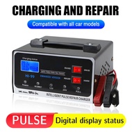 800A Car battery Charger 12V24V Pulse Repair Charger Battery Bateri Kereta Universal Lorry Car Charg