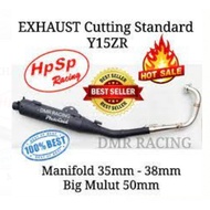EXHAUST HPSP RACING EKZOS HYPERSPEED Y16 ZR Y15 V1 V2 Y15 ZR LC 135 V1 - V7 RS 150 RS150 CUTTING STA