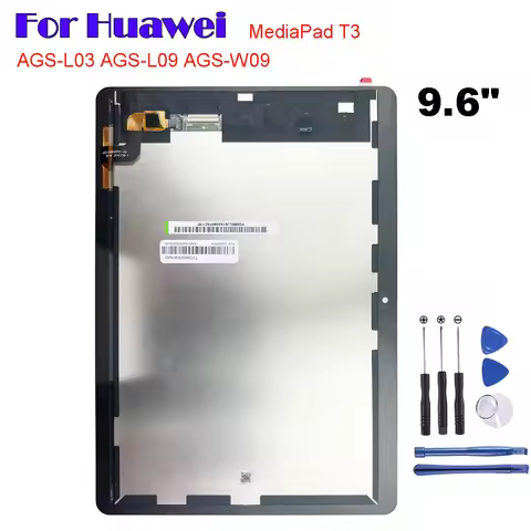 Ori AAA+ 9.6 Inch LCD For Huawei MediaPad T3 10 AGS-L03 AGS-L09 AGS-W09 Display Touch Screen Digitiz
