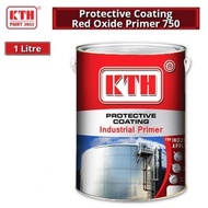 ￼1Liter KTH Red Oxide Primer Paint (Anti - Rust  anti karat ) ｜Undercoat Kayu & Besi ｜Cat Besi  Cat 