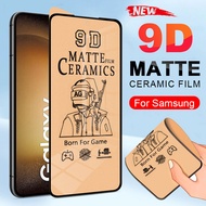 9D Matte Frosted Ceramic Film For Samsung Galaxy Note 20 S23 S22 S21 S20 Ultra S10 S9 S8 Note 8 9 10 Plus Screen Protector