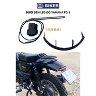 Yamaha pg1 custom led tail light combined with pg1 folding license plate tail lampu led motor