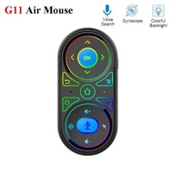 Seventh7 G11 Air Mouse GoogleเสียงไฟRGB Backlit Gyro Remote IRการเรียนรู้2.4G Wireless Miniรีโมทคอนโทรล