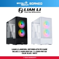 LIAN LI Lancool 207 RGB ATX Pc Case - Black / White