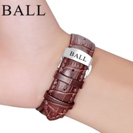 9-1 Pollo Watch Belt Butterfly Buckle Watch Strap BALL Genuine Leather Unisex Watch Strap Accessorie