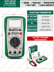SATA AC/DC Digital Multimeter DY03005 Electrician Tools Sata Tools Professional Electrical Tools Ove