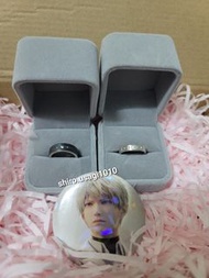 (只限訂製) 戀與深空 Love and Deepspace 同人周邊 S925純銀 滿百好感 牽絆情侶戒指 官方設計款式 沈星回 Xavier(男女對戒)