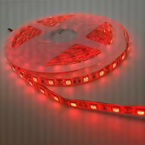 LED Strip 5050 12V Flexible Home Decoration Lighting SMD 5050 Waterproof LED Tape Red Color IP65 IP2