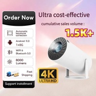 B} HY300PRO Mini LONAISCI WiFi  Projector Full HD Home Theater Portable 4k Projector Support Smartph