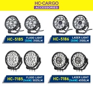 HC-CARGO LED Driving Fog Lights for Cars 4x4 Atv Truck Boat