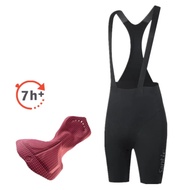 Santic Men's Cycling Bib Shorts 7 Hours Riding 4D Padded Shockproof Breathable TM25C05198H