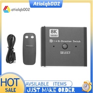 8K DisplayPort Switch 2 in 1 Out/ 1 in 2 Out Display Port DP Switch Supports 8K30Hz 4K120Hz for PC M
