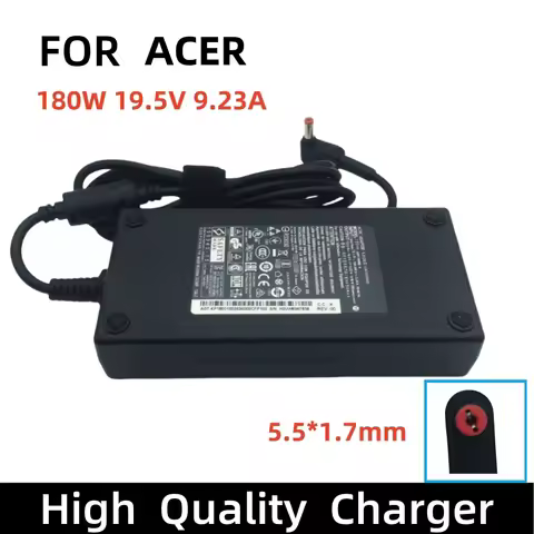 180W 19.5V 9.23A Laptop Charger For Acer Predator Helios 300 G3-573 AN515-52 Nitro5 N20C1 N1TC1 V17