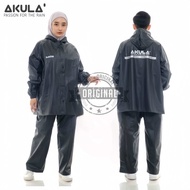 RAINCOAT/JAS HUJAN SETELAN CELANA PRIA WANITA BAHAN PVC 0,25