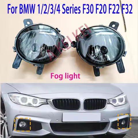 Front Fog Lights For BMW F20 F21 F22 F23 F45 F46 F30 F31 F34 F35 Front Bumper Fog Lamps Halogen Fogl