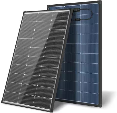 100W Solar Panel Bifacial 12v N-Type 16BB Solar Panel IP68 Waterproof PV Module 25.6% High Efficienc